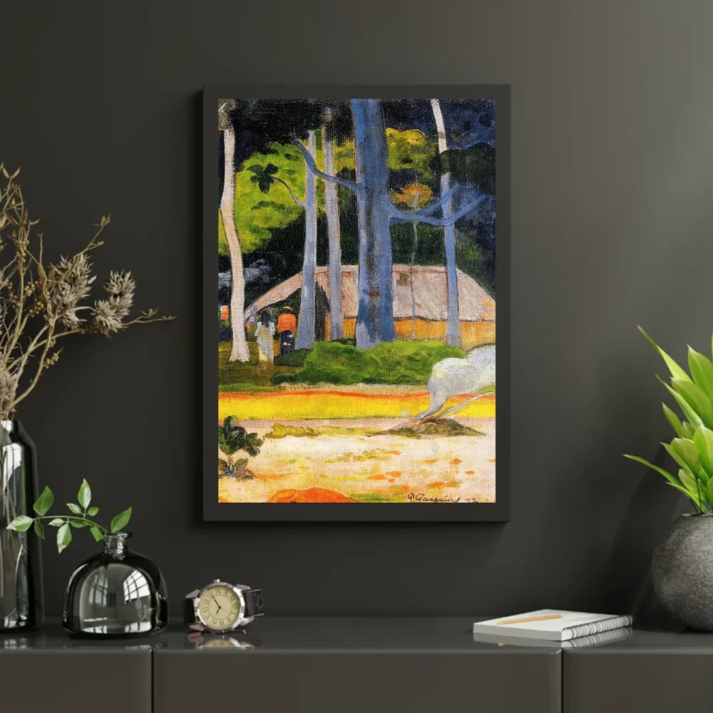 Pintar por números Choza bajo los árboles – foto 3