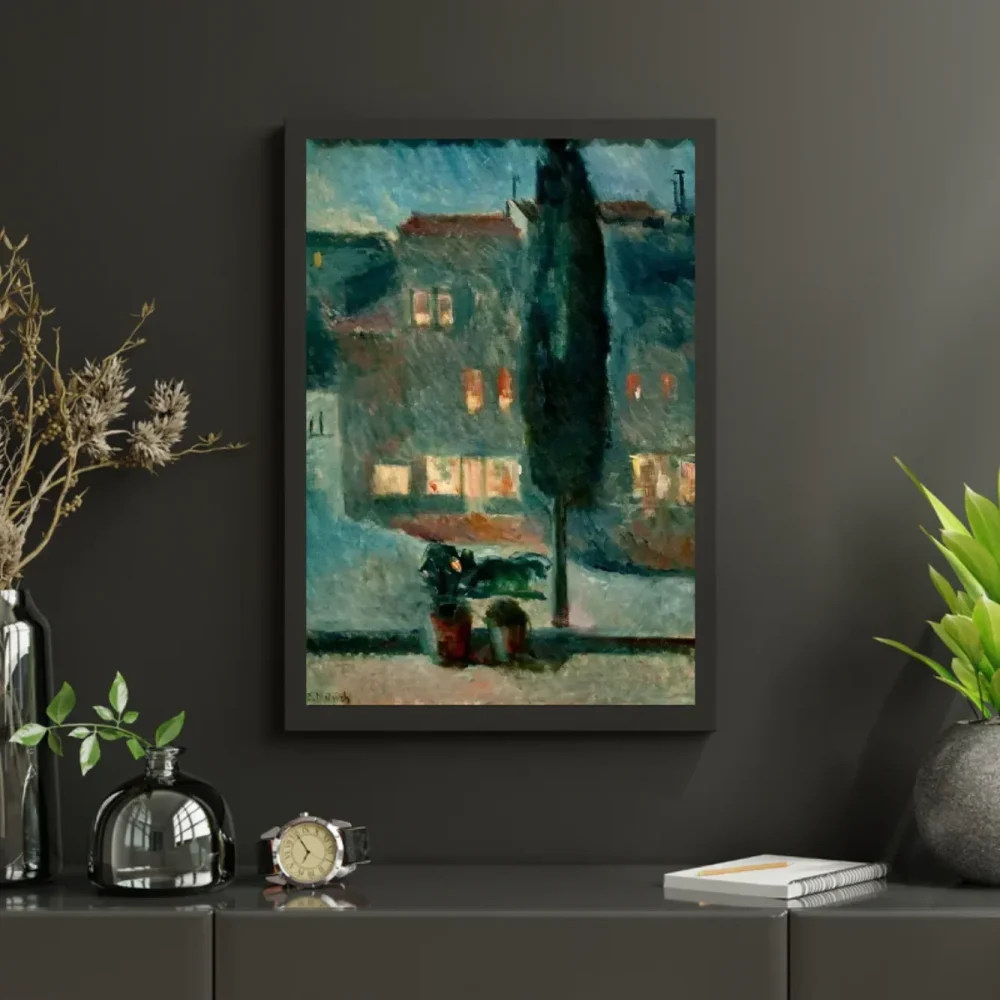 Pintar por números Ciprés a la luz de la luna – foto 3
