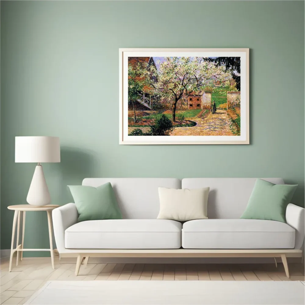 Pintar por números Ciruelo en flor, Éragny – foto 4