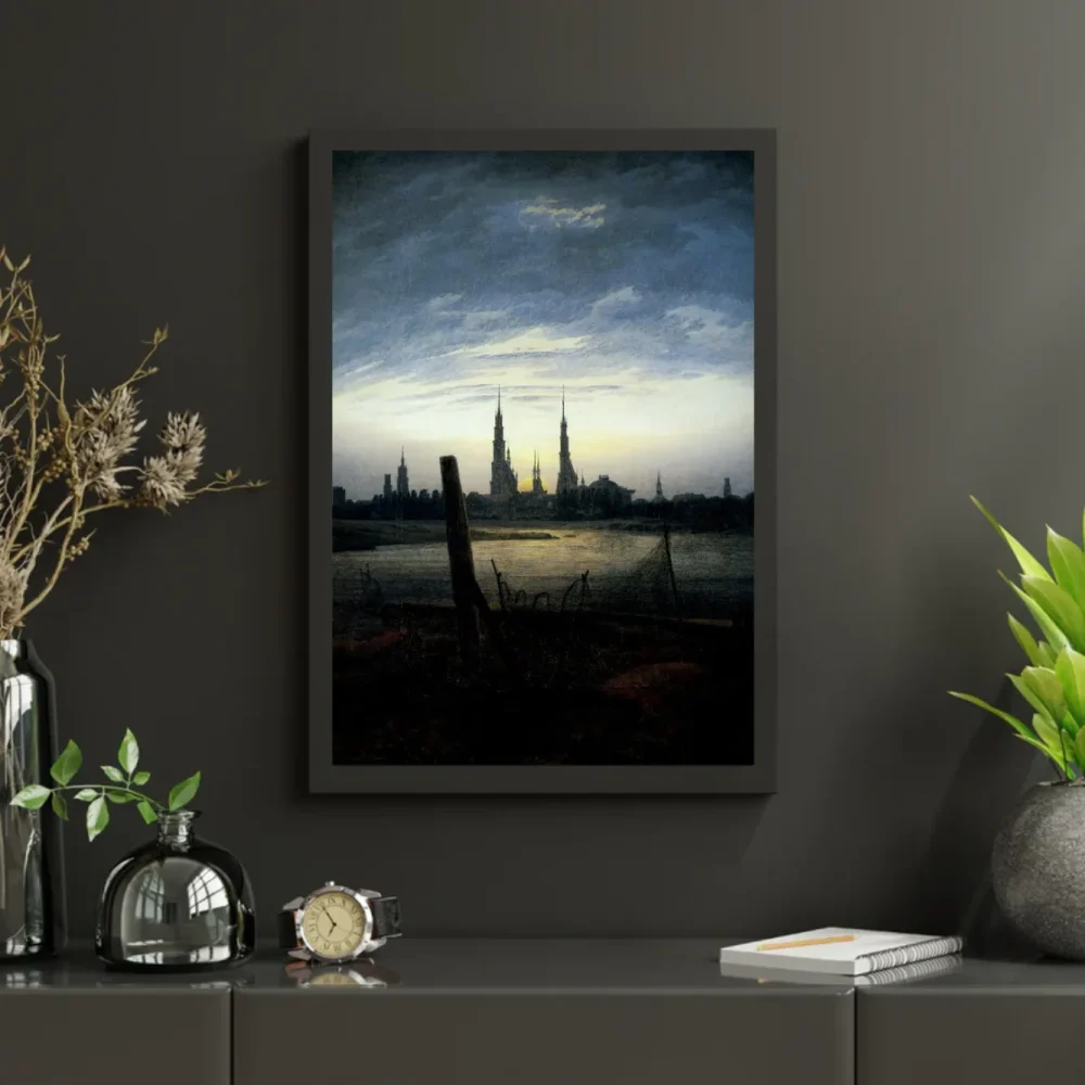 Pintar por números Ciudad al salir la luna – foto 3