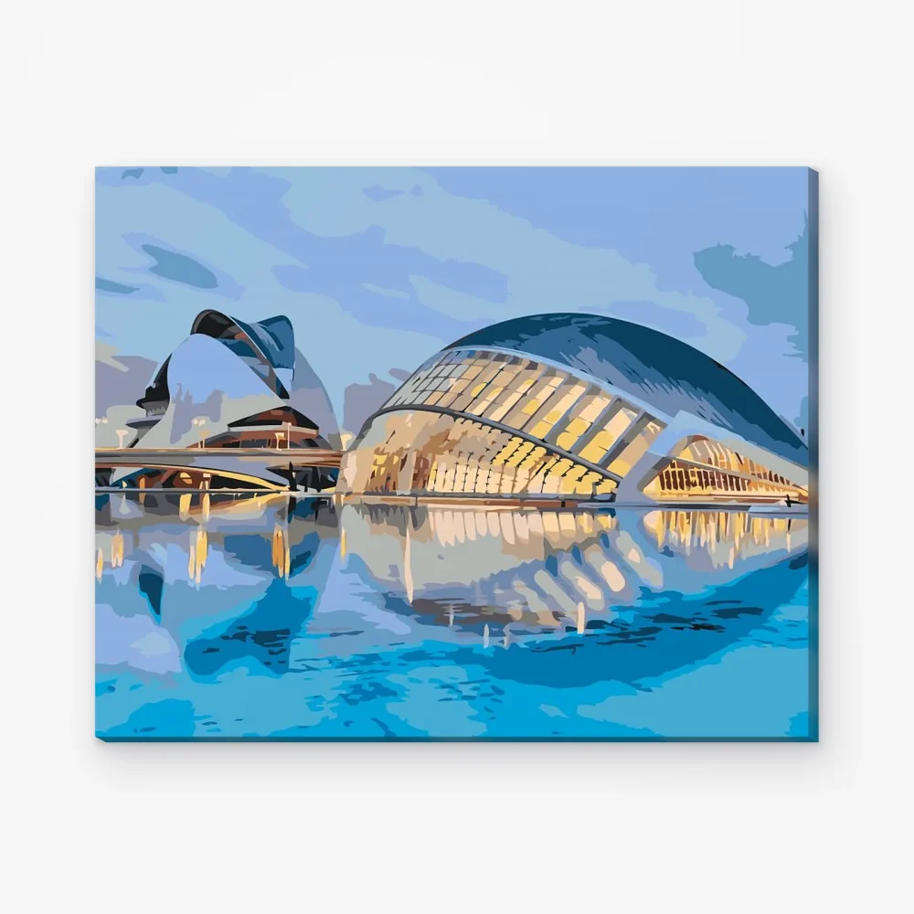 Pintar por Números - Ciudad de las Artes y las Ciencias, Valencia