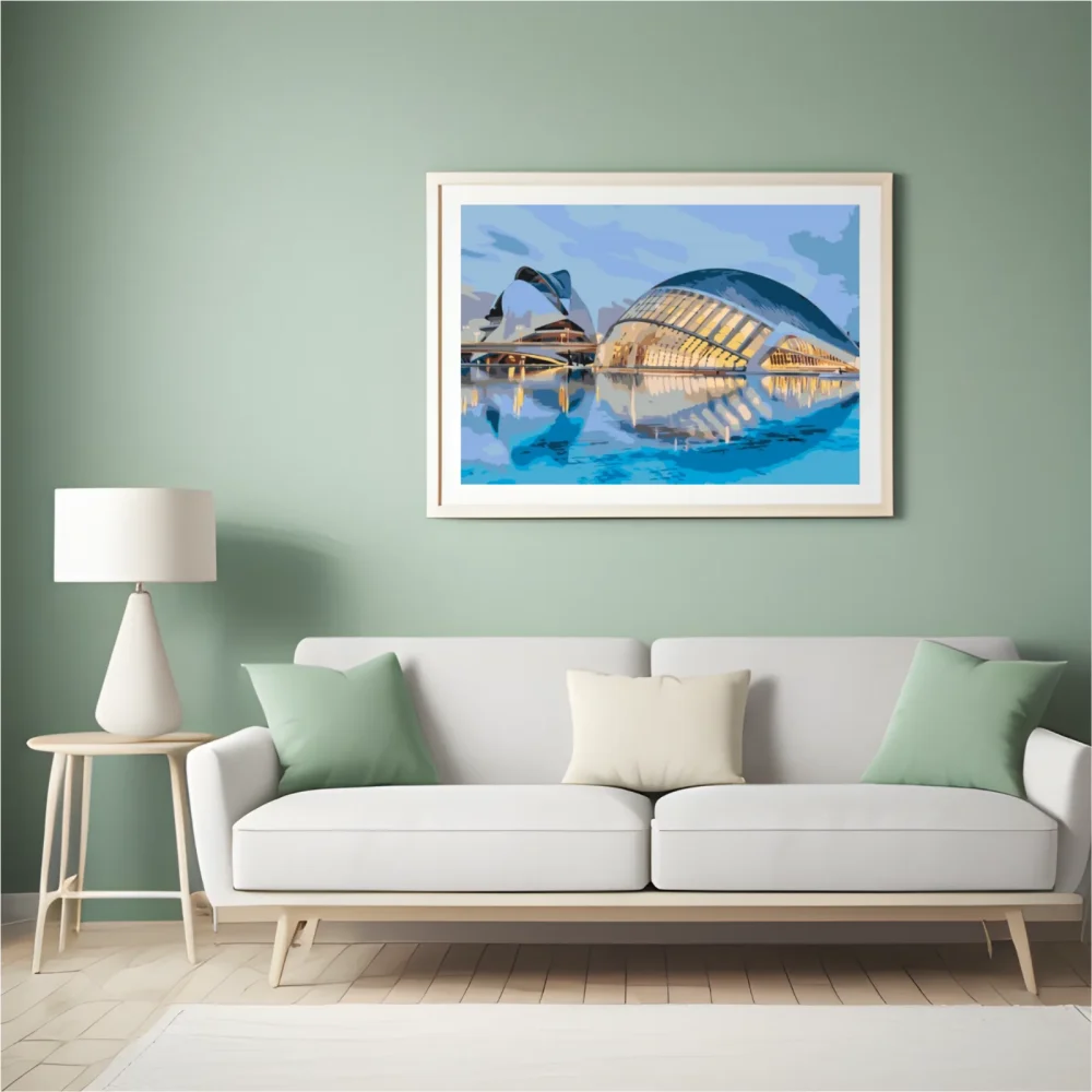 Pintar por números Ciudad de las Artes y las Ciencias, Valencia – foto 5