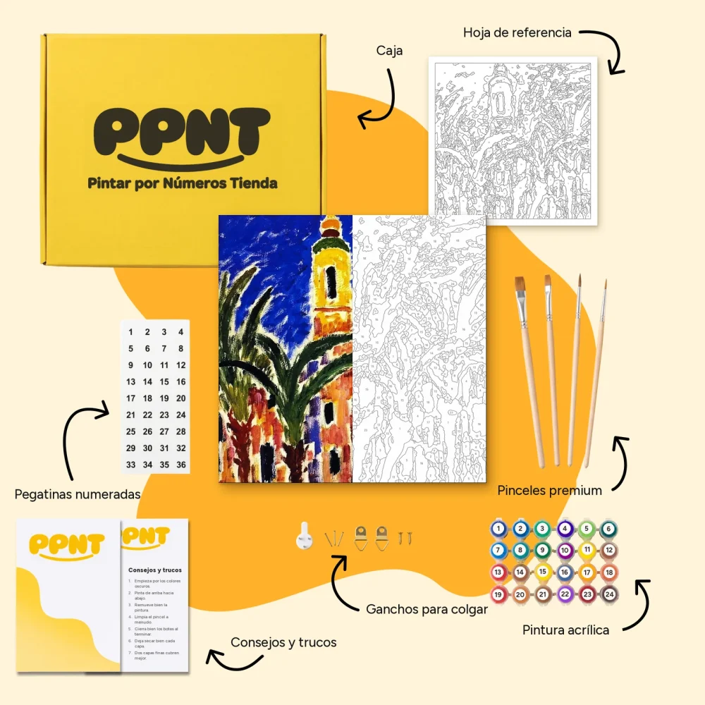Pintar por Números - Ciudad oriental