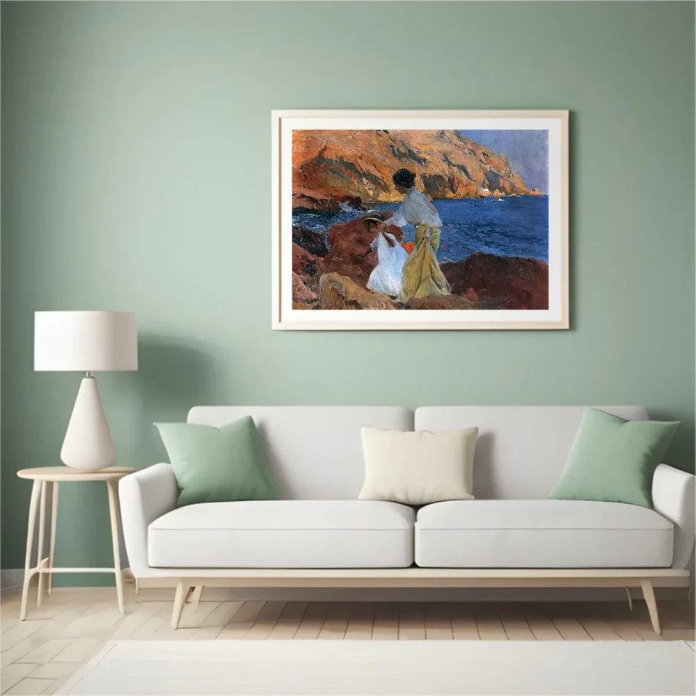 Pintar por números Clotilde y Elena en las rocas de Jávea – foto 4