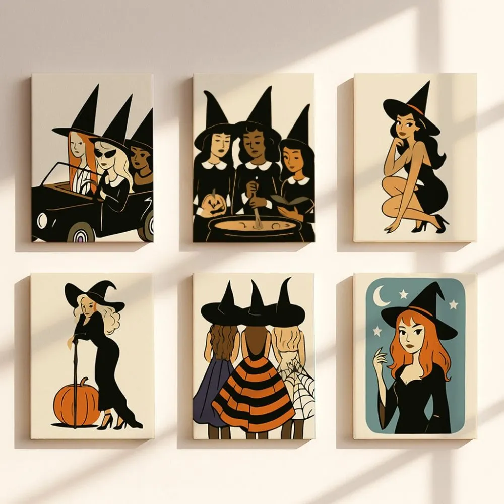 Pintar por números Club de brujas