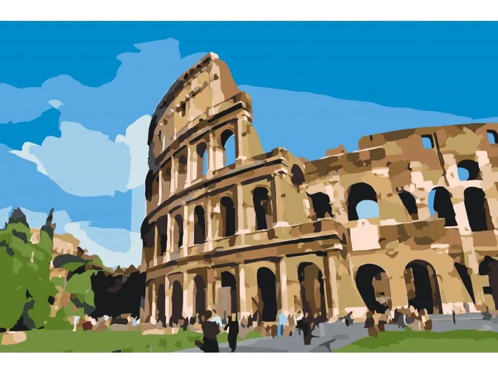 Pintar por números Coliseo 2 - Roma – foto 2