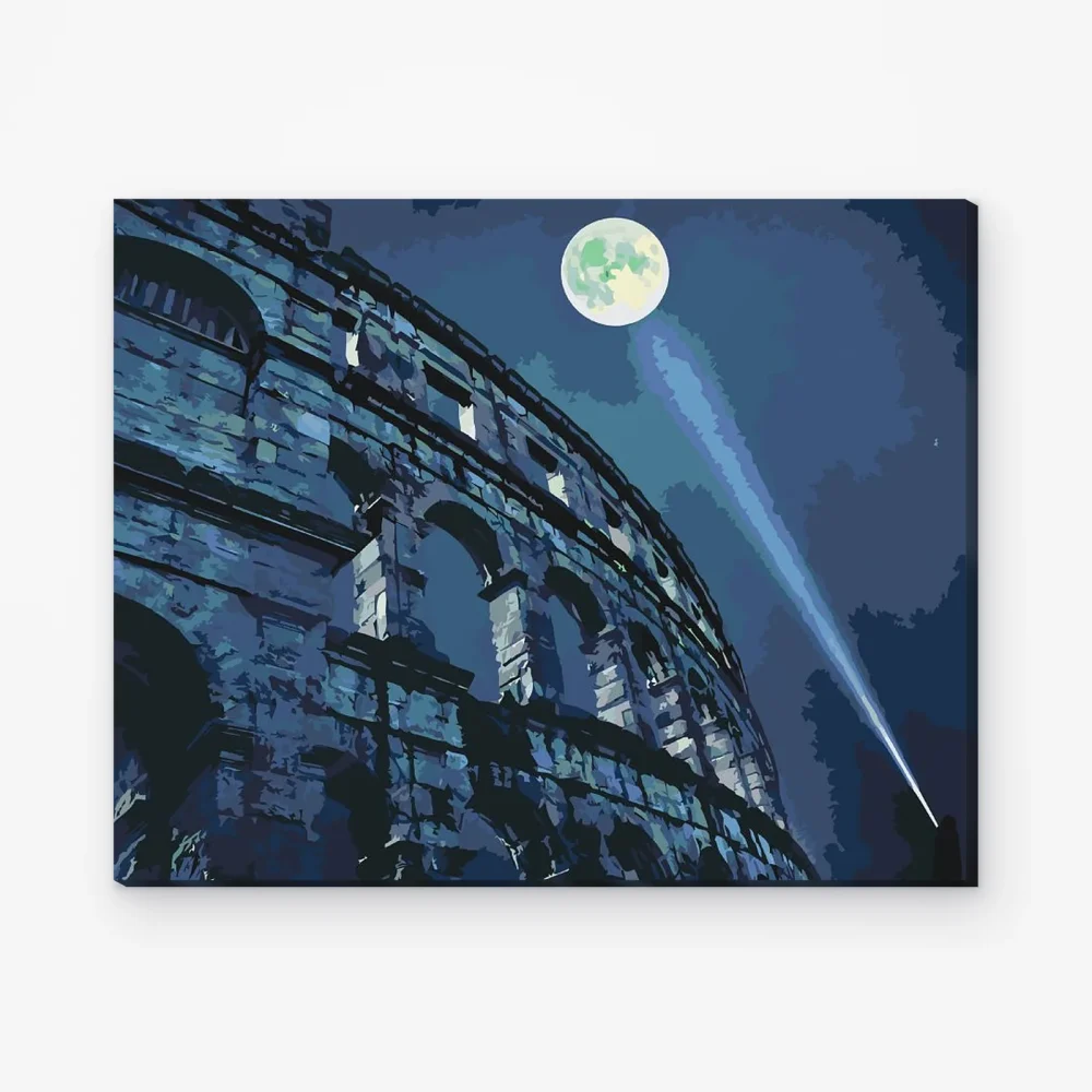 Pintar por Números - Coliseo de noche