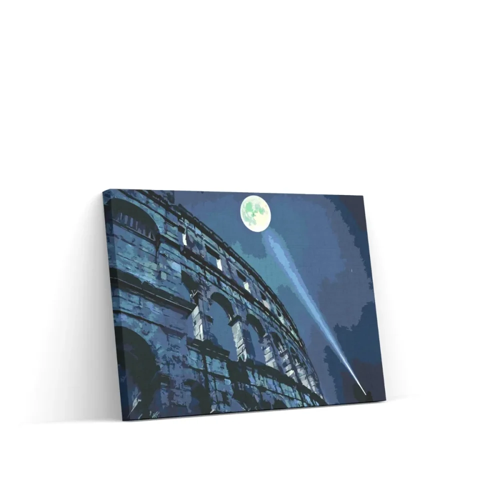 Pintar por números Coliseo de noche