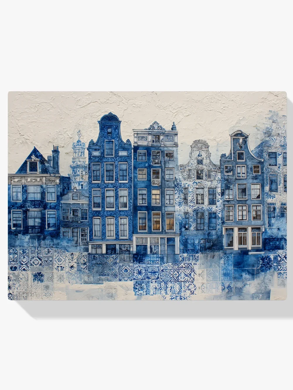 Pintar por números Collage de Delft en azul de Delft