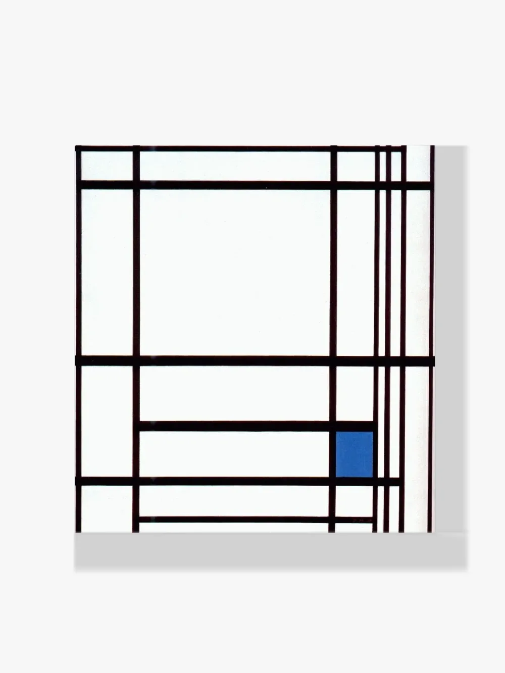 Pintar por números Composición con azul