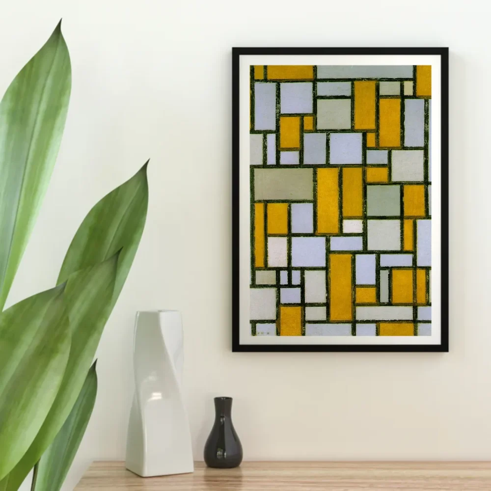 Pintar por números Composición con gris y marrón claro – foto 4