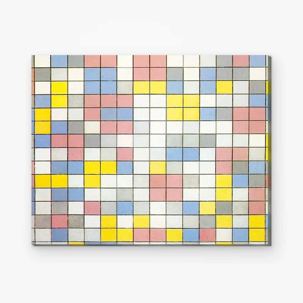 Pintar por Números - Composición con retícula IX