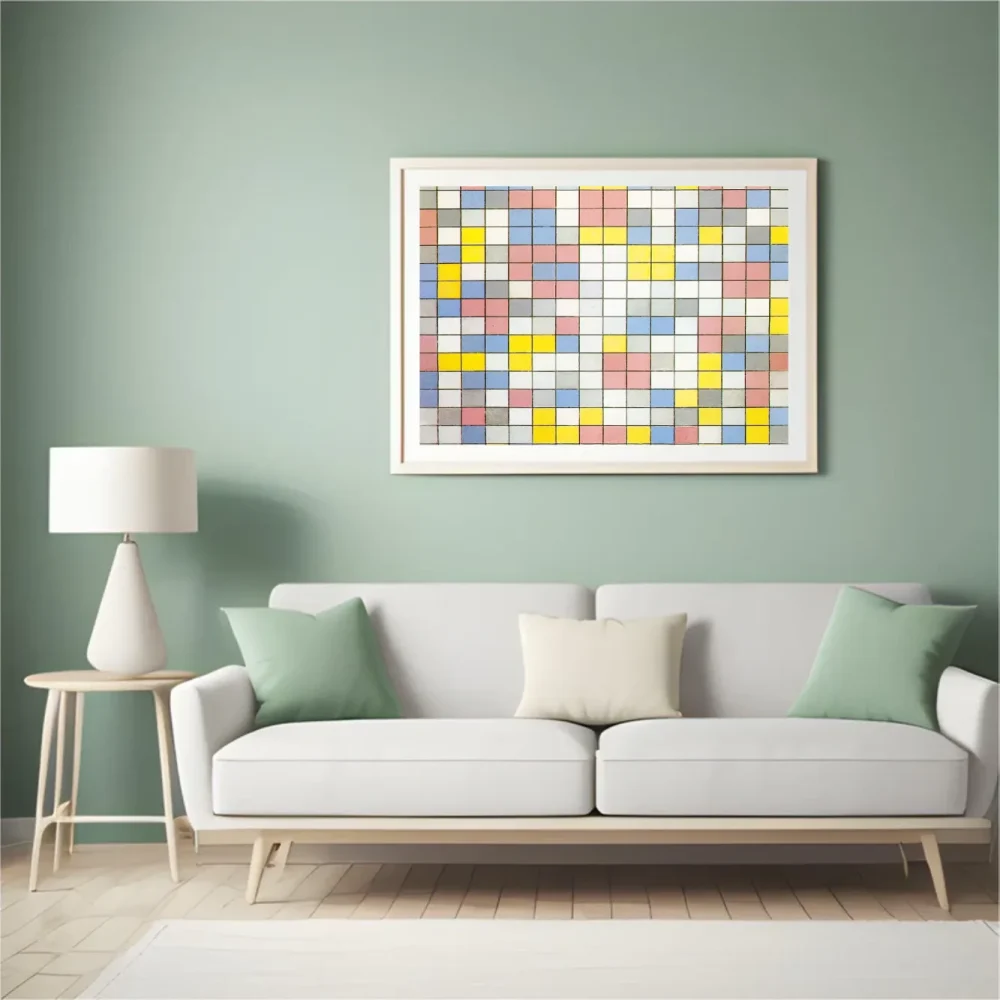 Pintar por números Composición con retícula IX – foto 4
