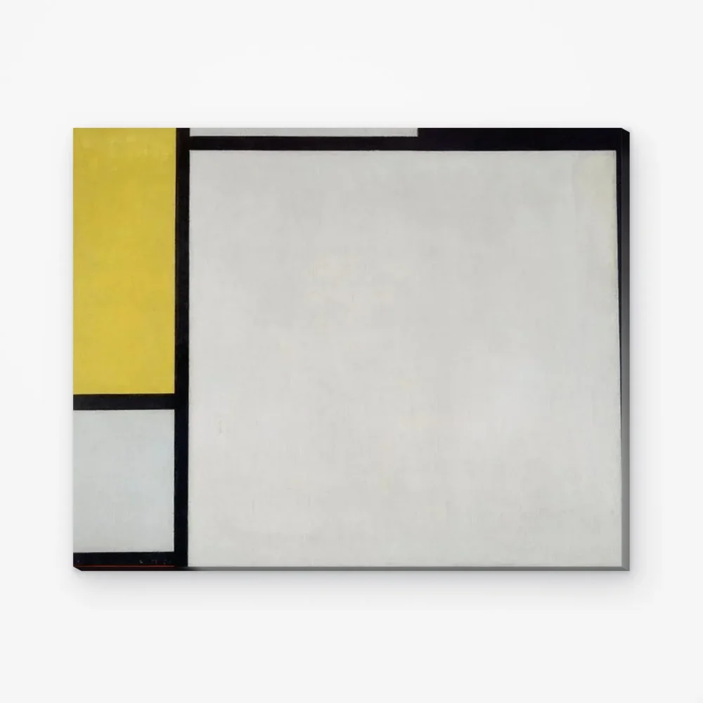 Pintar por Números - Composición con rojo, amarillo y azul - Piet Mondrian