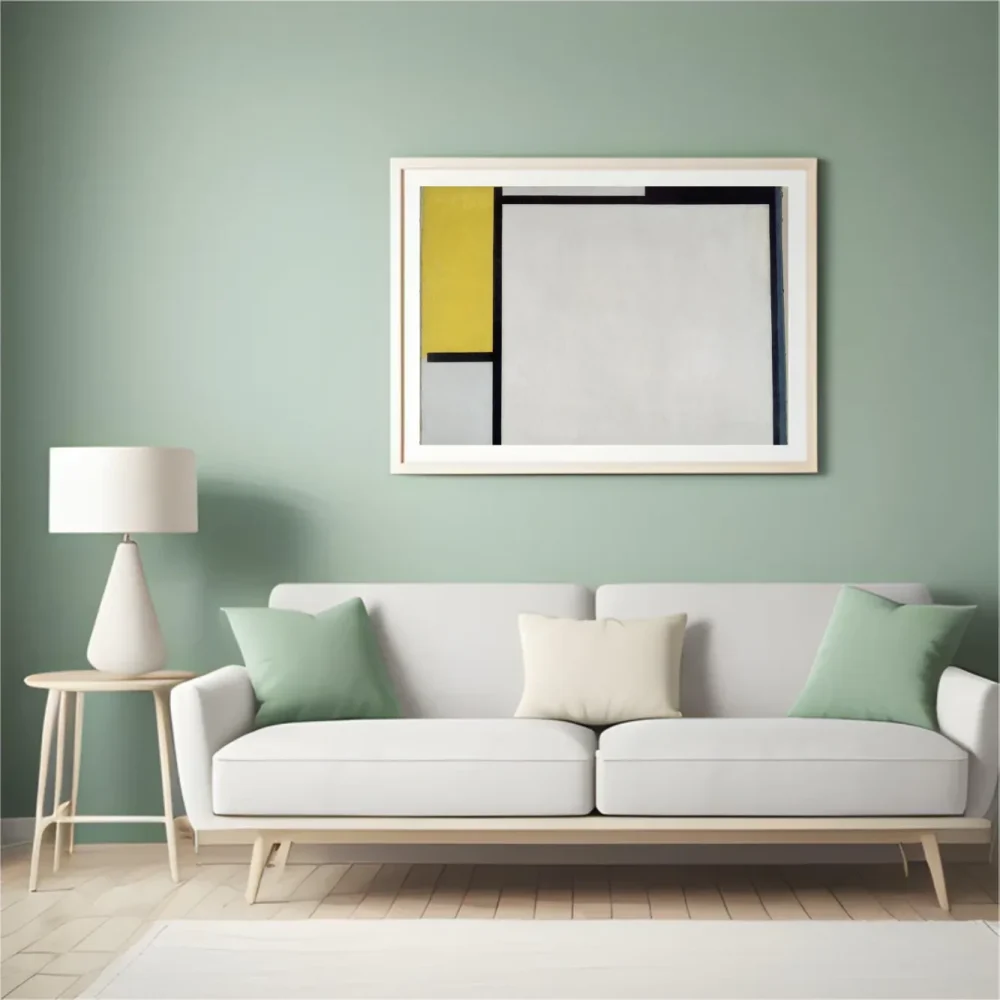 Pintar por números Composición con rojo, amarillo y azul - Piet Mondrian – foto 4