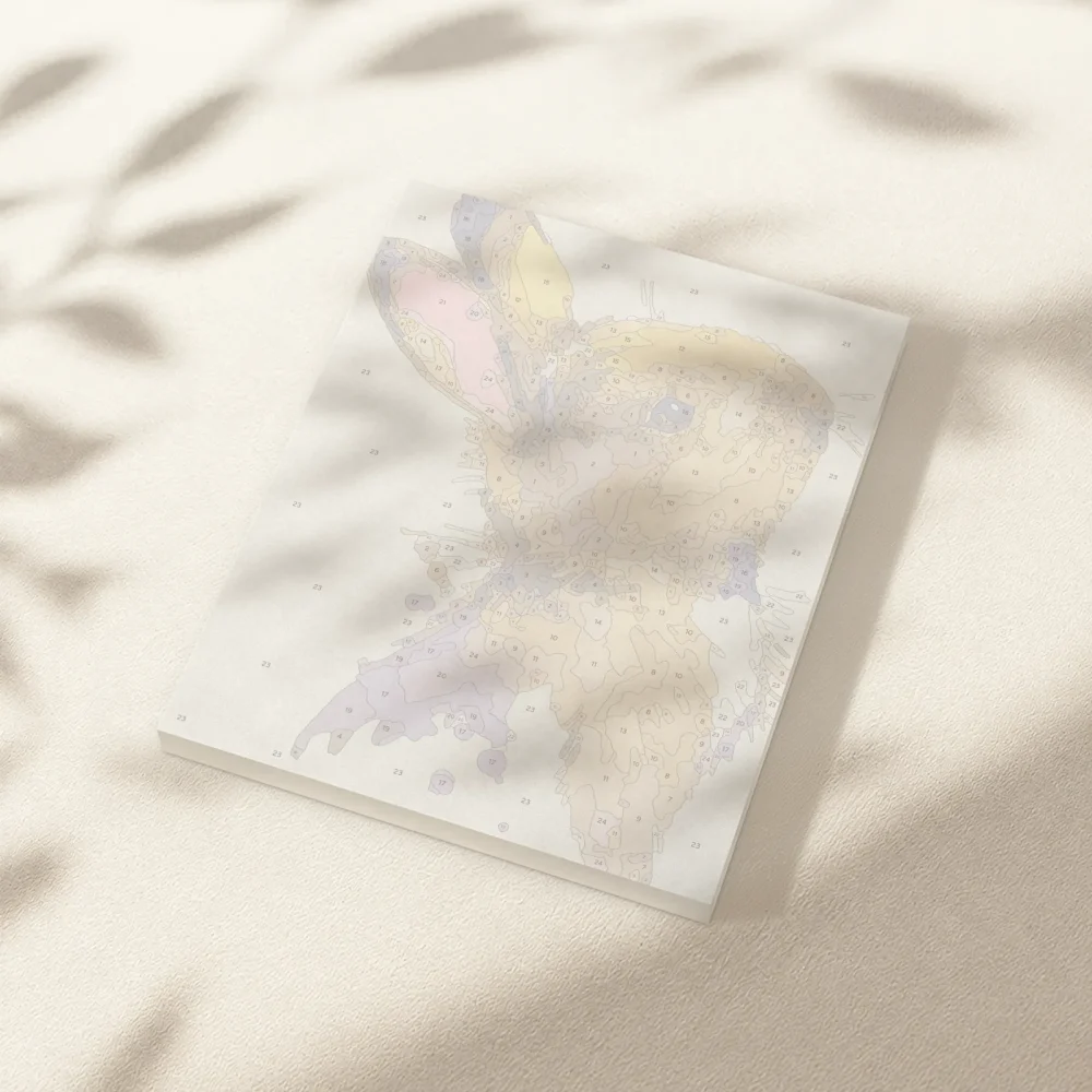 Pintar por Números - Conejo esponjoso