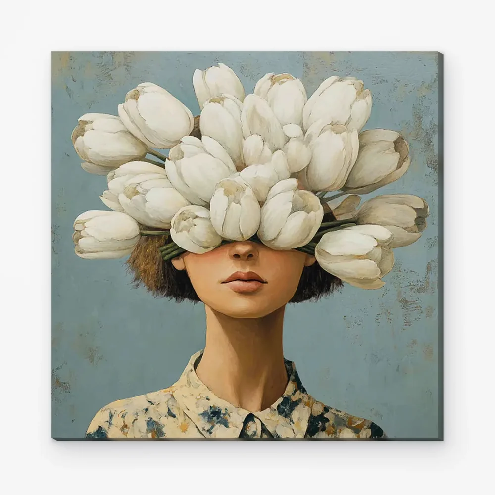 Pintar por Números - Copa con flores de primavera