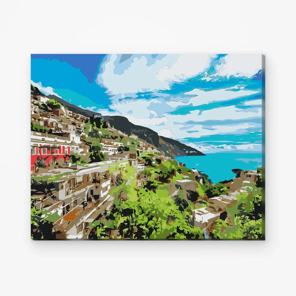 Pintar por Números - Costa Amalfitana, Italia