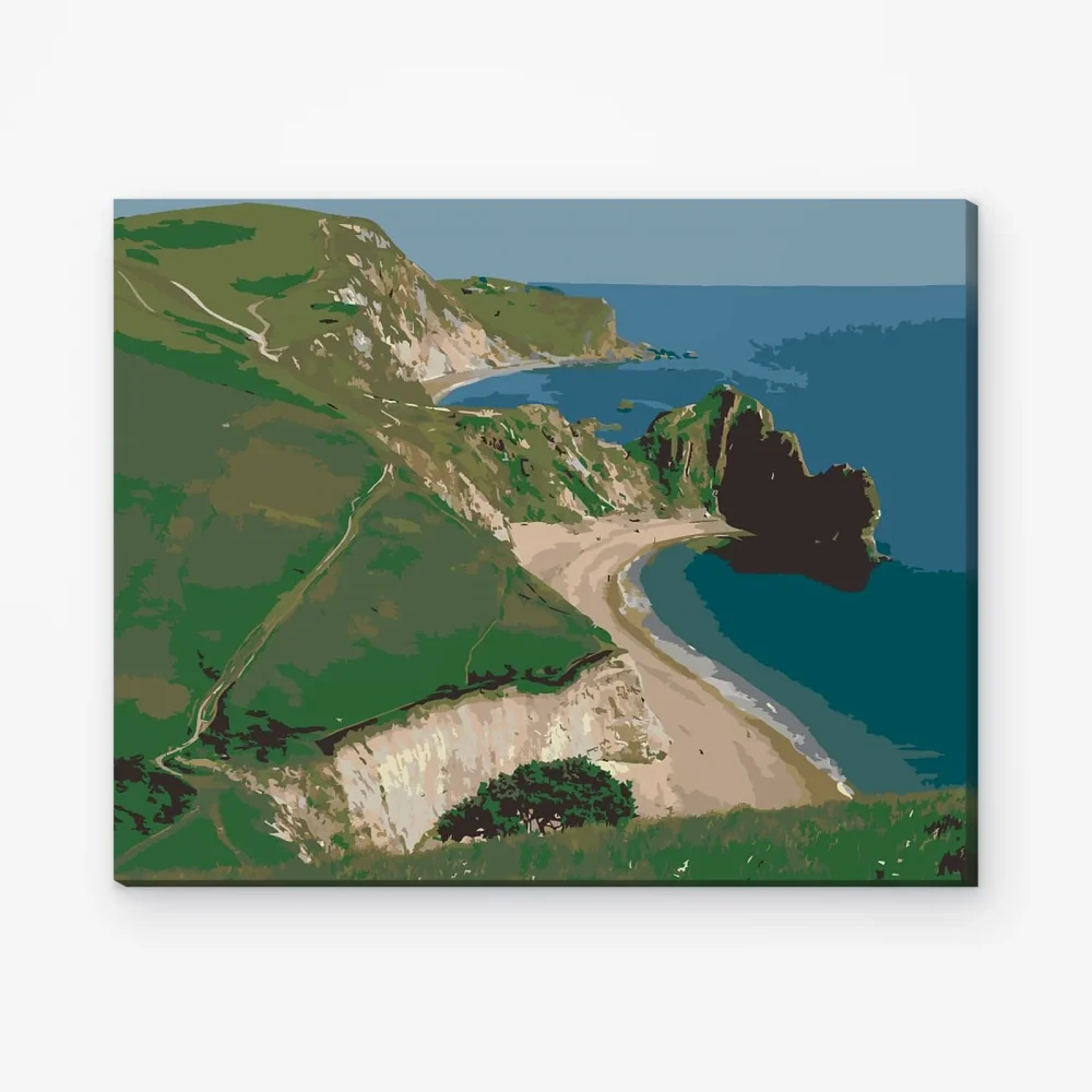 Pintar por Números - Costa de Dorset