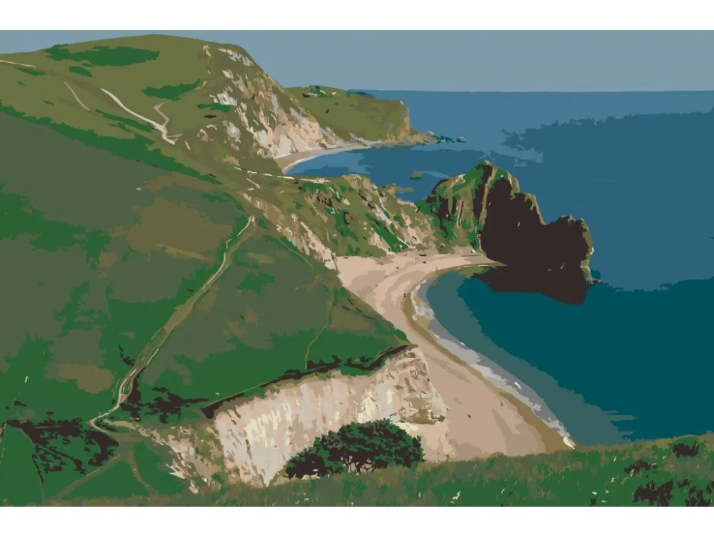 Pintar por números Costa de Dorset – foto 2
