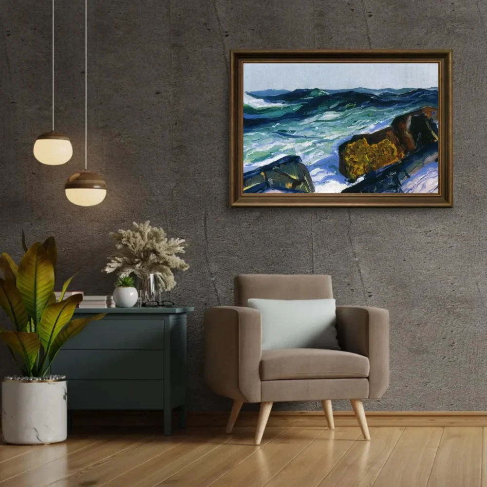 Pintar por números Costa de hierro de Monhegan – foto 2