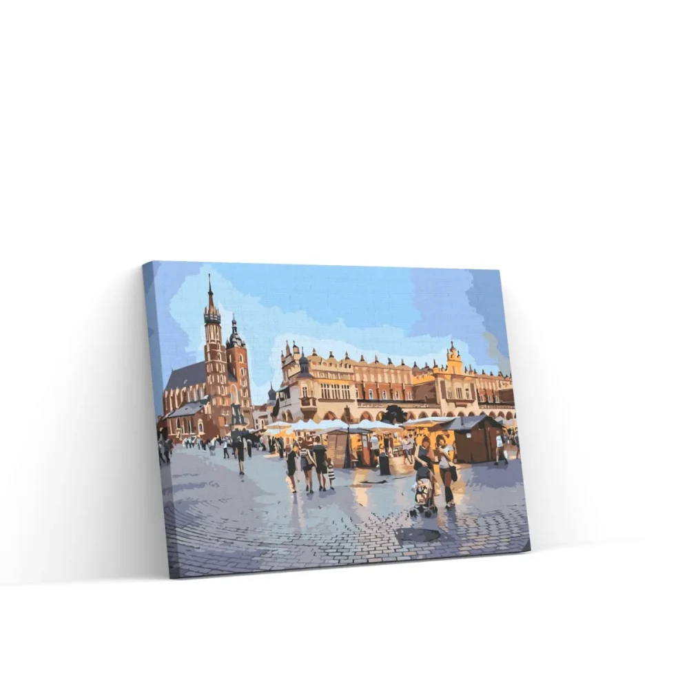 Pintar por números Cracovia, Polonia