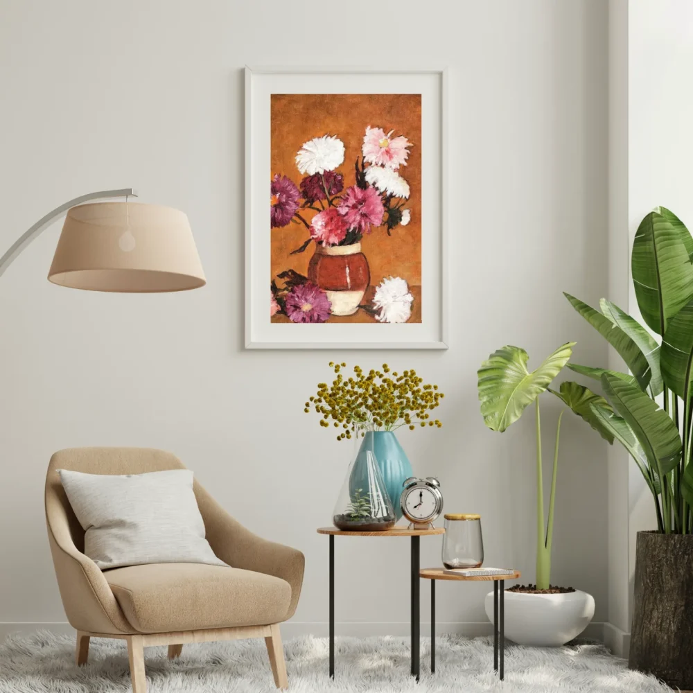 Pintar por números Crisantemos y arbustos – foto 3