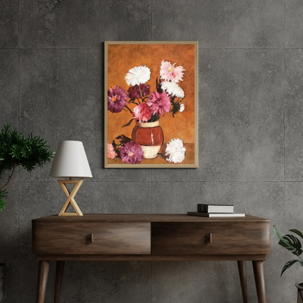 Pintar por números Crisantemos y arbustos – foto 4