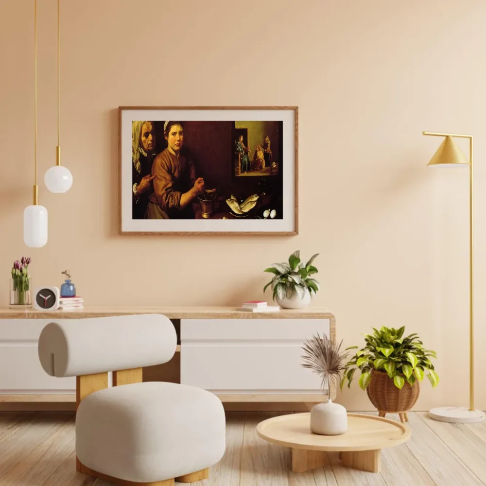 Pintar por números Cristo en casa de Marta y María – foto 3