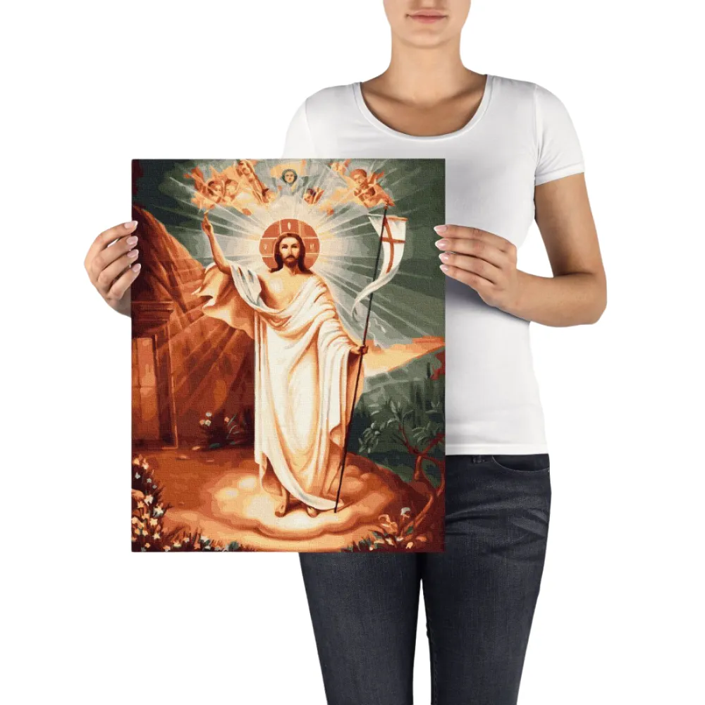 Pintar por números Cristo resucitado – foto 4