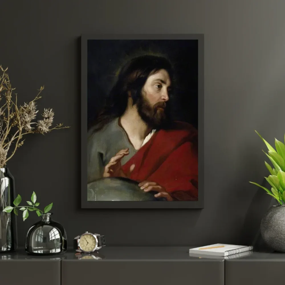 Pintar por números Cristo Salvador del mundo – foto 3