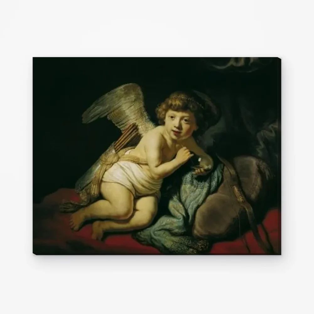 Pintar por Números - Cupido con pompa de jabón