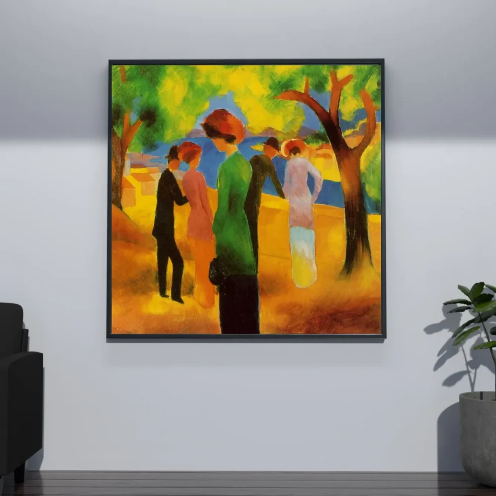 Pintar por números Dama con chaqueta verde – foto 4