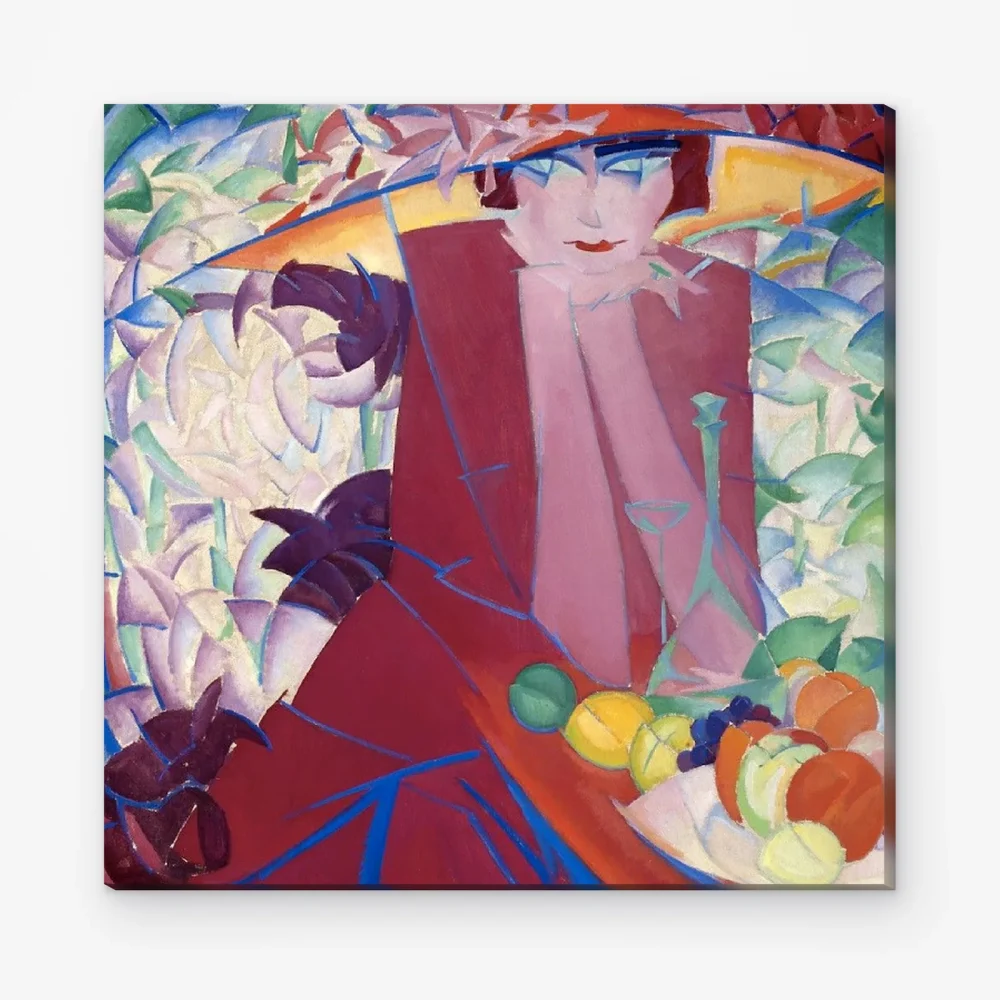 Pintar por Números - Dama con un gran sombrero