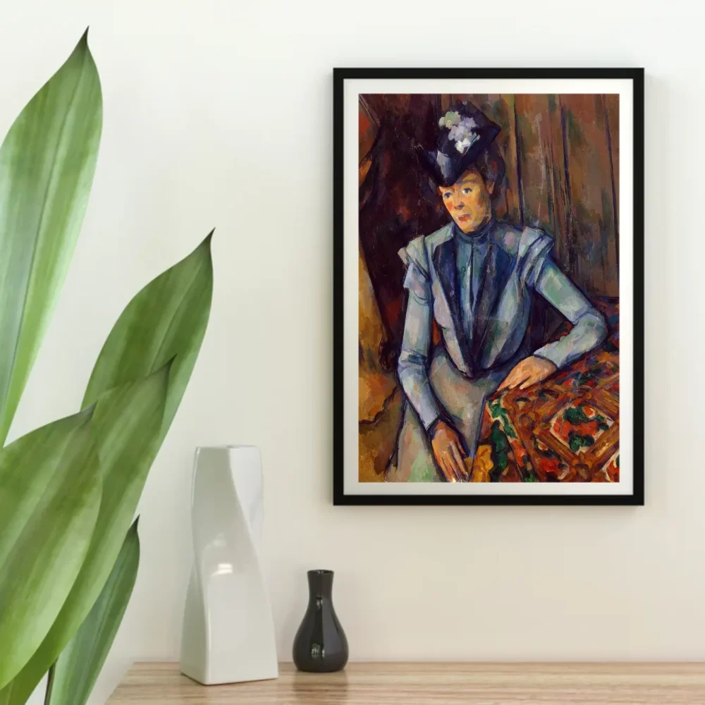 Pintar por números Dama de azul – foto 4