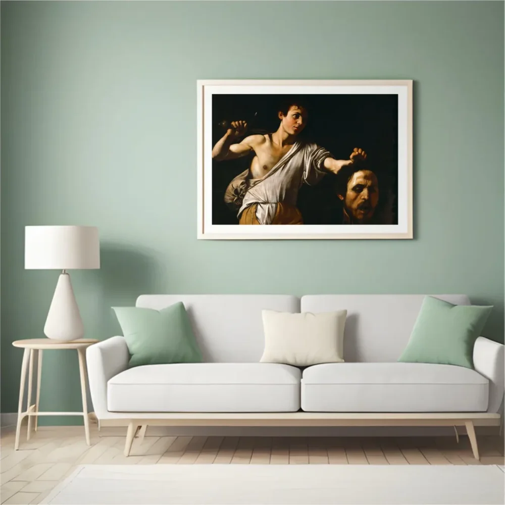 Pintar por números David con la cabeza de Goliat – foto 4