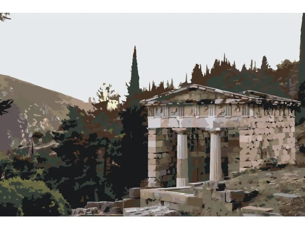 Pintar por números Delfos, Grecia – foto 2