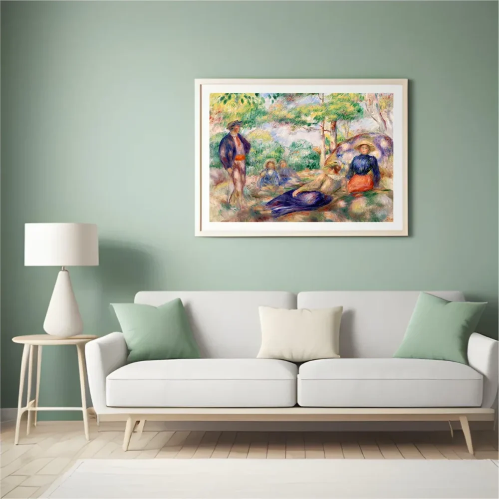 Pintar por números Descansando en la hierba – foto 4
