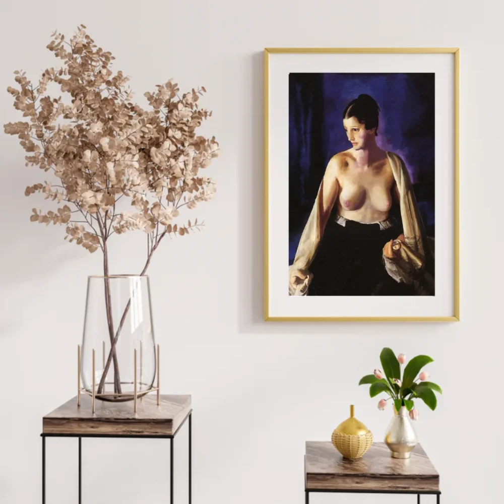 Pintar por números Desnudo con chal blanco – foto 2