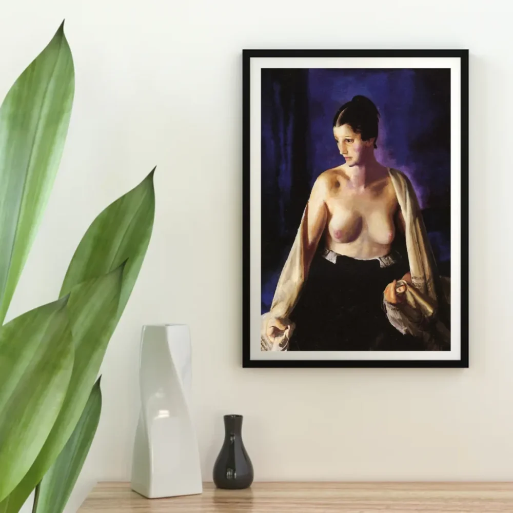 Pintar por números Desnudo con chal blanco – foto 4