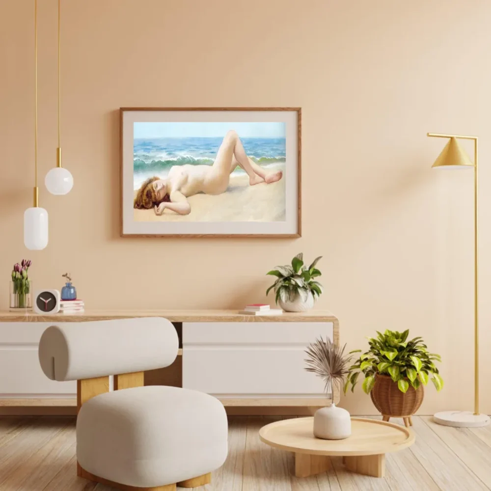 Pintar por números Desnudo en la playa – foto 3