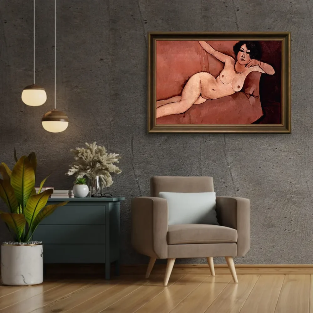 Pintar por números Desnudo en un banco – foto 2