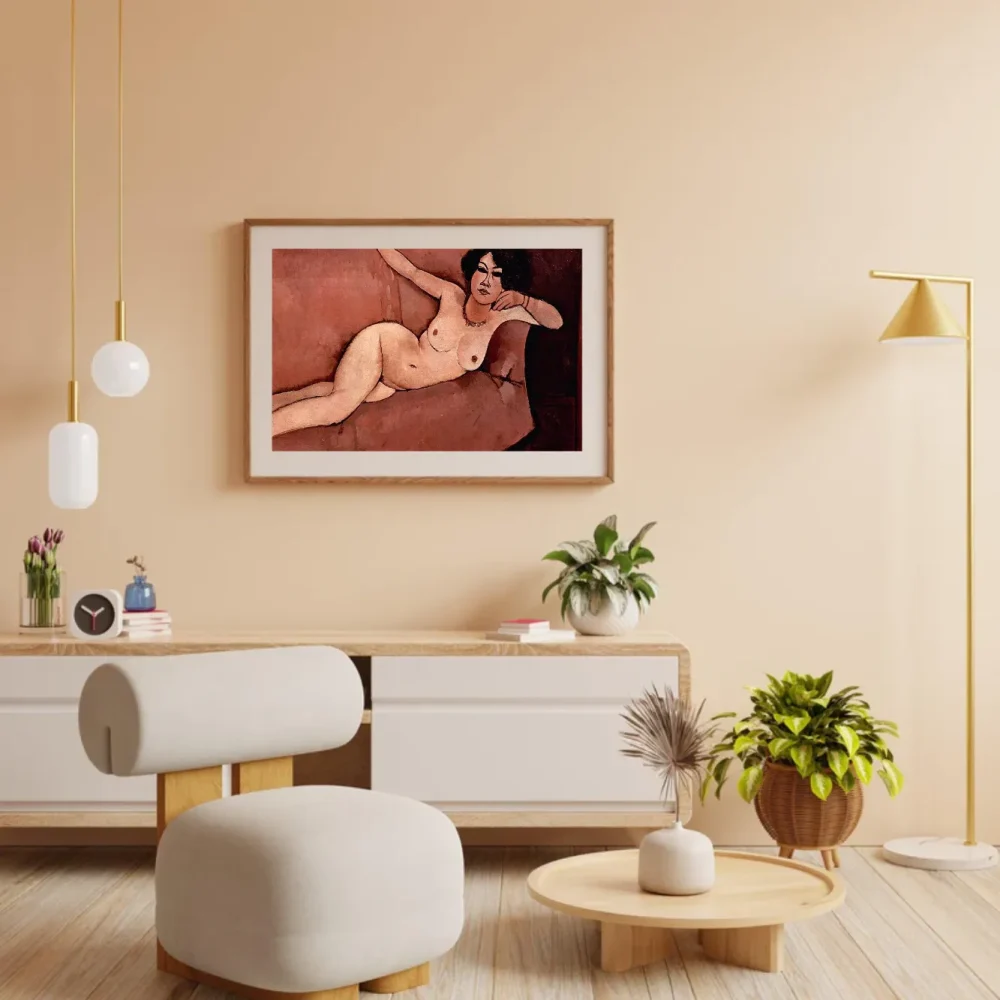Pintar por números Desnudo en un banco – foto 3
