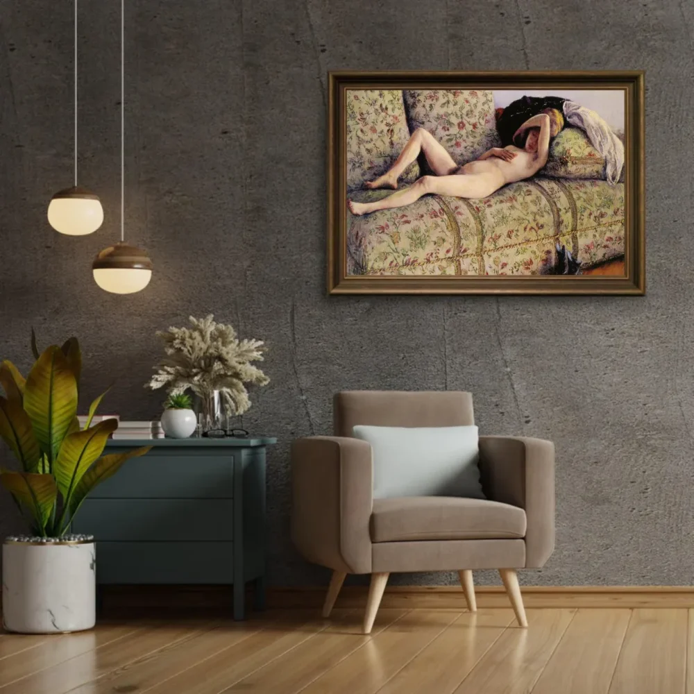 Pintar por números Desnudo en un sofá – foto 2