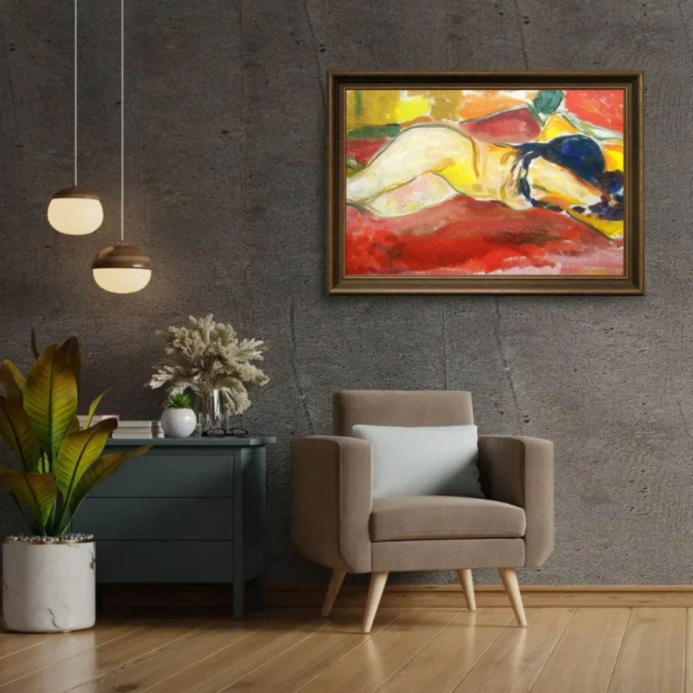 Pintar por números Desnudo recostado - Edvard Munch – foto 2