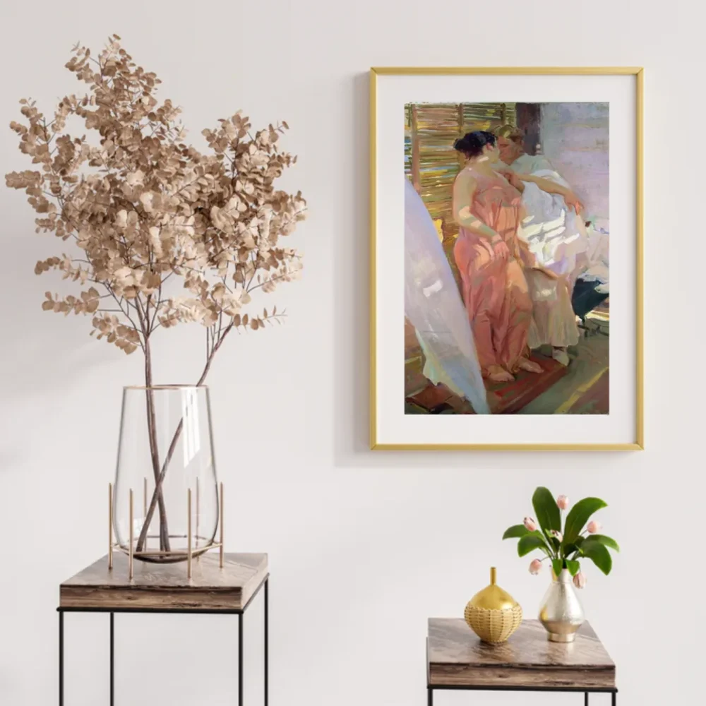 Pintar por números Después del baño - Joaquín Sorolla y Bastida – foto 2