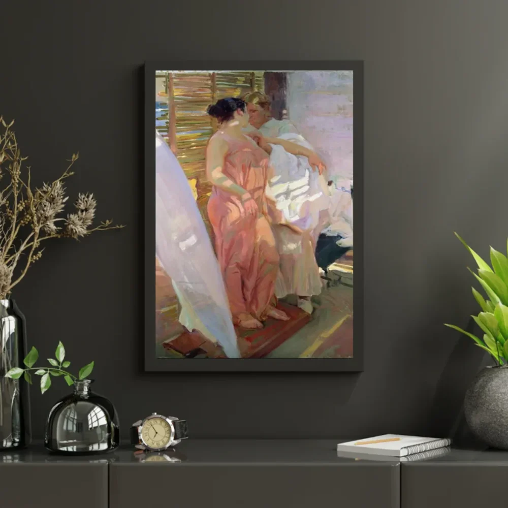 Pintar por números Después del baño - Joaquín Sorolla y Bastida – foto 3