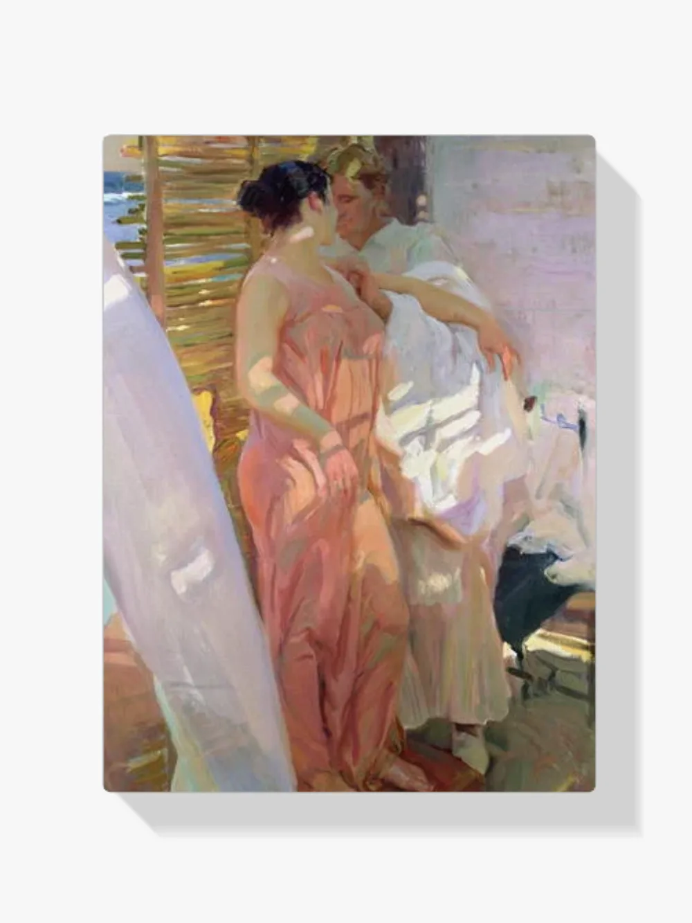 Pintar por números Después del baño - Joaquín Sorolla y Bastida