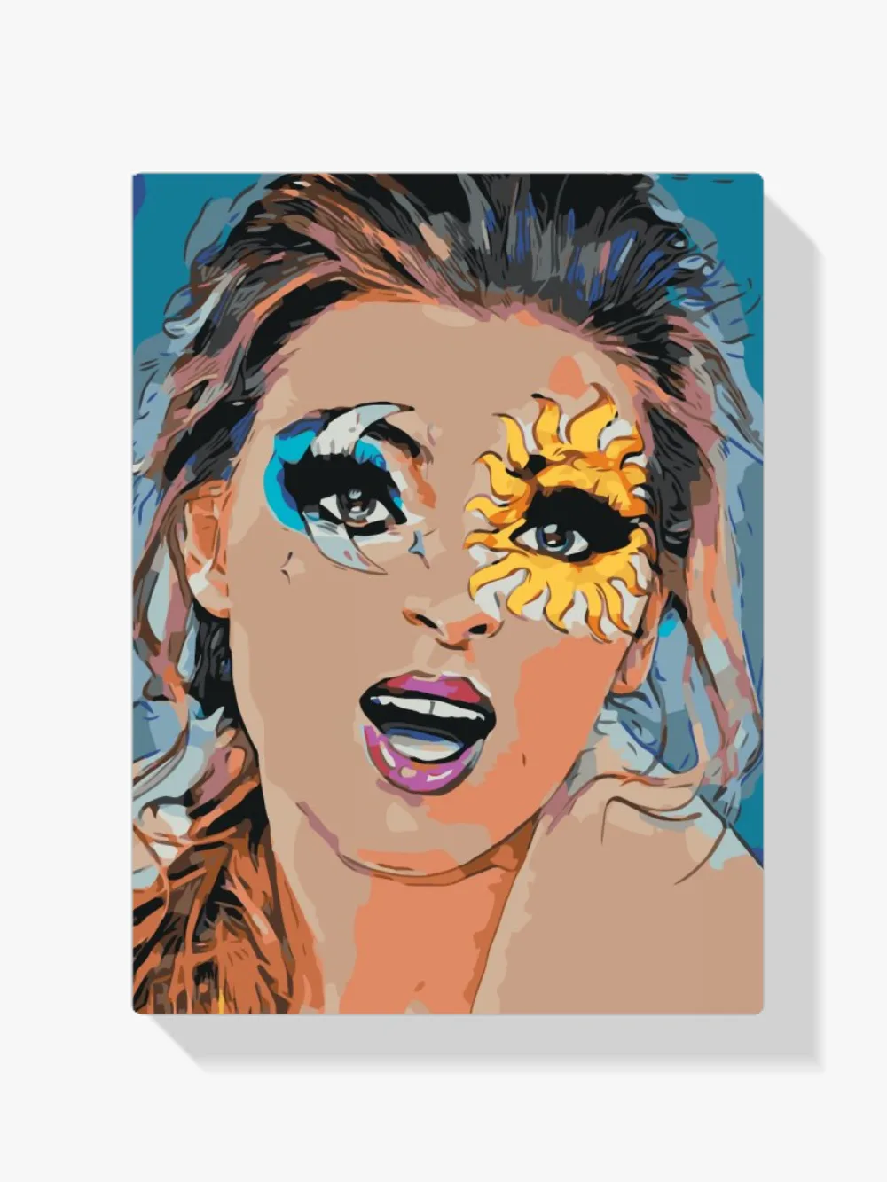 Pintar por números Día y noche - Artistas célebres