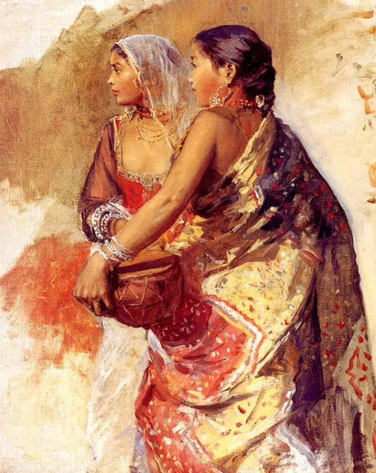 Pintar por números Dos bailarinas nautch – foto 2